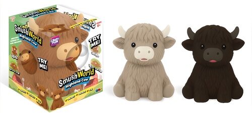 Highland Cow squishy from the cute critters line