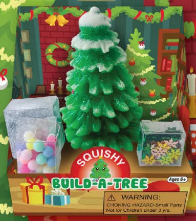 Build-a-Tree seasonal holiday squishy